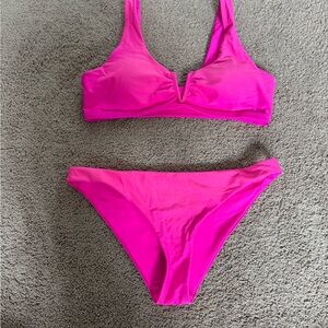 Vibrant Pink Bikini Set